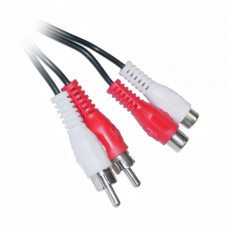 Anyware 2 RCA female Plugs To 2 RCA male Plugs Audio Cable 2m