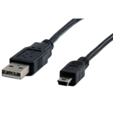 ASTROTEK USB MALE A TO MINI B MALE, SIZE 0.3m
