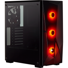 Corsair Carbide SPEC-Delta RGB Tempered Glass Mid-Tower ATX Gaming Case - Black